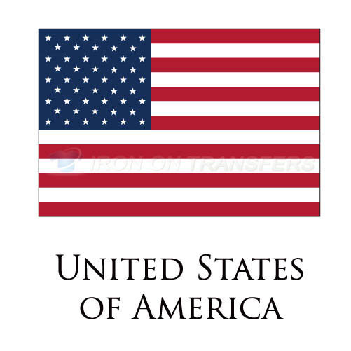 United States Of America flag Iron-on Stickers (Heat Transfers)NO.2012